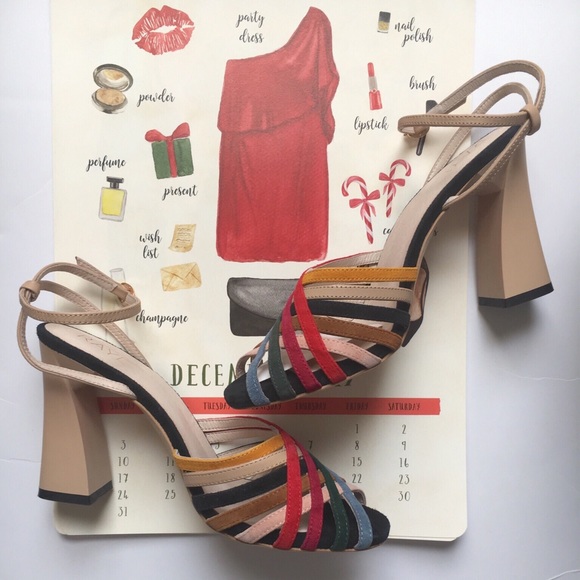 RAYE Shoes - RAYE Bunny Rainbow Heel